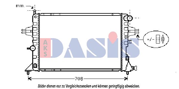 AKS DASIS Radiators, Motora dzesēšanas sistēma 150046N